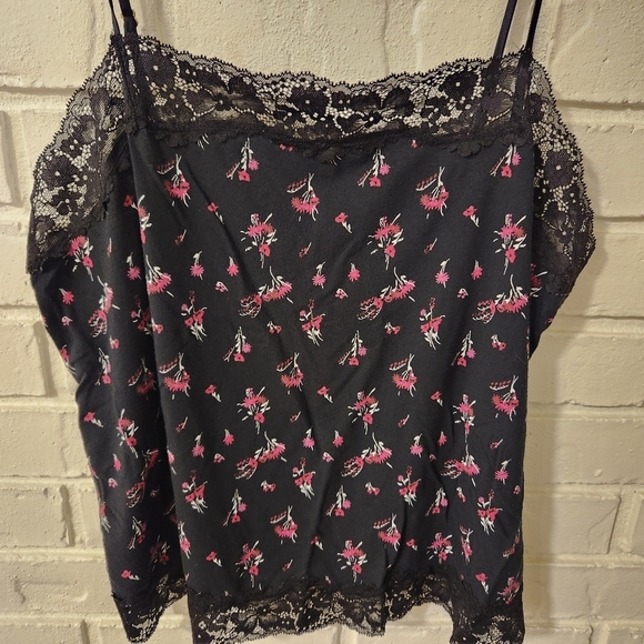 Two Victoria's Secret Red and Black Lace Camisoles - Picture 9 of 10